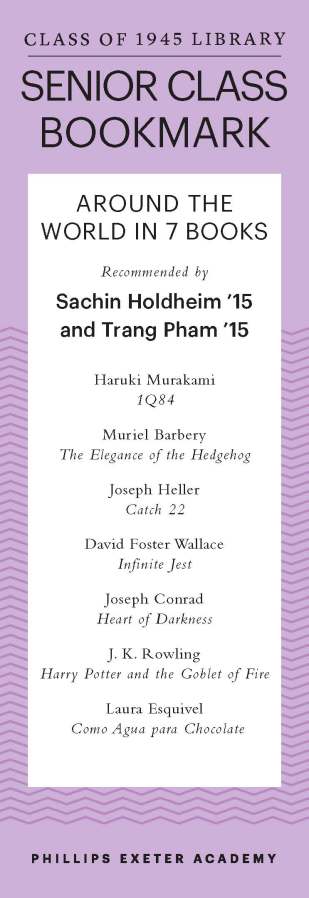 Sachin Holdheim '15 and Trang Pham '15